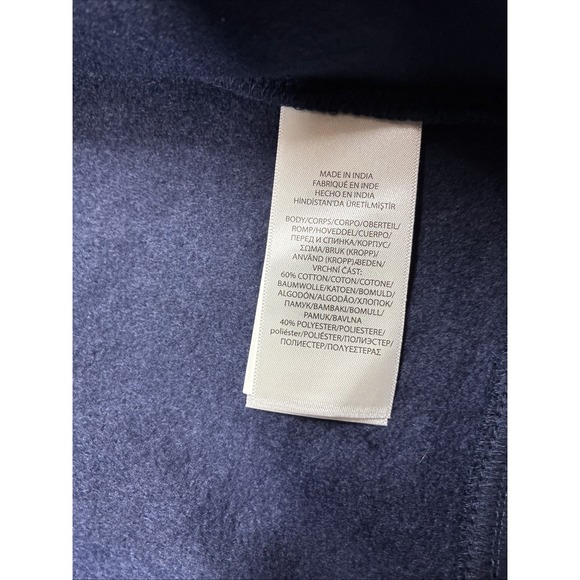NWT Polo Ralph Lauren Lspohood M2 Hoodie Knit Navy Color Block Pullover Full Zip - Picture 7 of 13